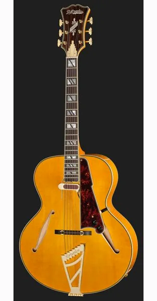 DAngelico Excel Style B Amber, detail 2