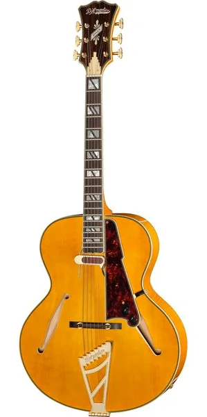 DAngelico Excel Style B Amber, front view