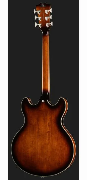 DAngelico Premier DC Brown Burst, detail 3