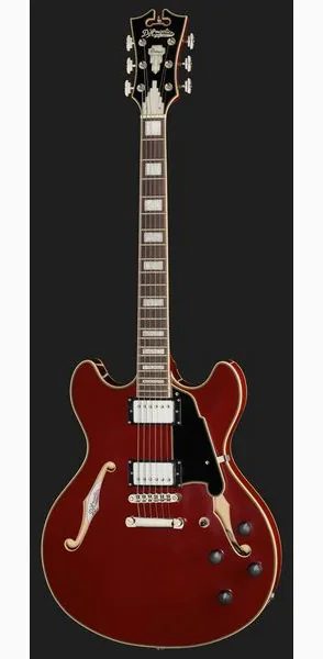 DAngelico Premier DC Burnt Red, detail 2