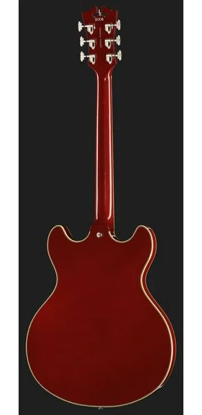 DAngelico Premier DC Burnt Red, detail 3