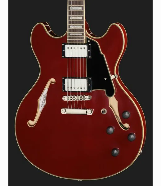 DAngelico Premier DC Burnt Red, detail 4