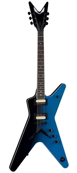Dean Guitars ML 79 Black Blue Fade, front view
