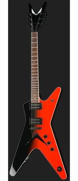 Dean Guitars ML 79 Red Black Fade, detail 2