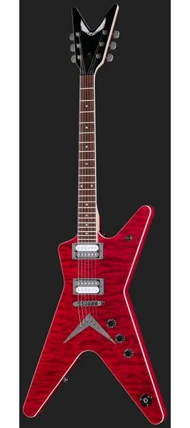 Dean Guitars MLX Quilt Maple Scary Cherry, detail 2
