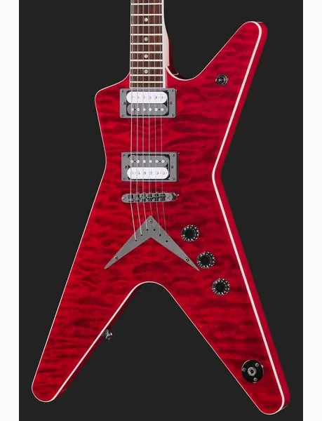 Dean Guitars MLX Quilt Maple Scary Cherry, detail 4