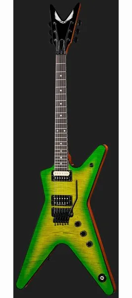 Dean Guitars USA ML Floyd Flame Top Slime, detail 2