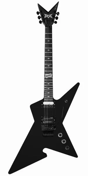 DGZ Dime Guitarz  Culprit Standard Blackjack, front view