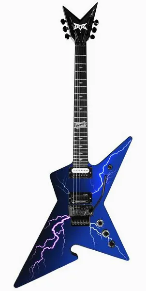 DGZ Dime Guitarz  Culprit Standard Dime Bolt, front view
