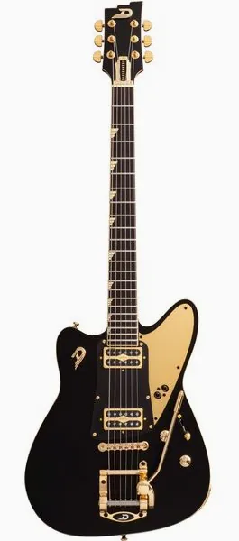 Duesenberg Falken Tremolo Matte BK SED, front view