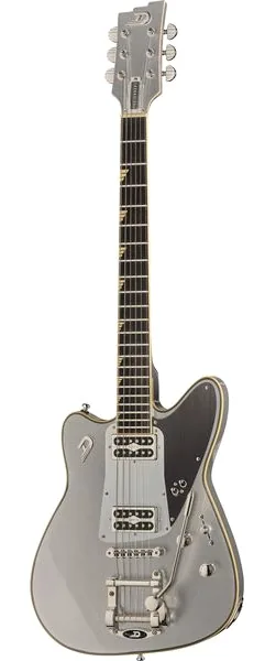 Duesenberg Falken Tremolo Silver, front view