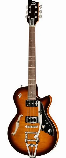 Duesenberg Starplayer CBR Tobacco Burst, front view