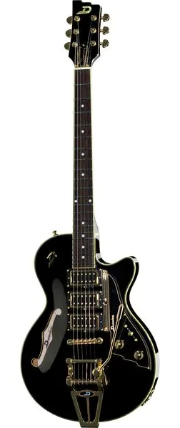 Duesenberg Starplayer TV Custom Black, front view