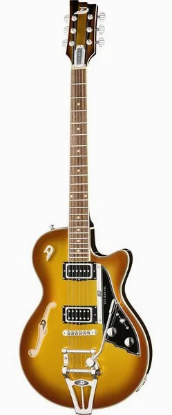 Duesenberg Starplayer TV Gold Burst, front view