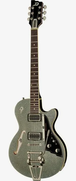 Duesenberg Starplayer TV Silver Sparkle, front view
