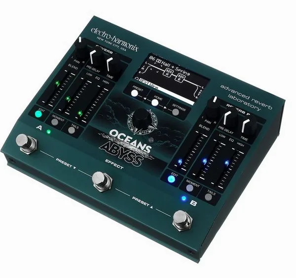 Electro Harmonix Oceans Abyss Reverb, detail 2