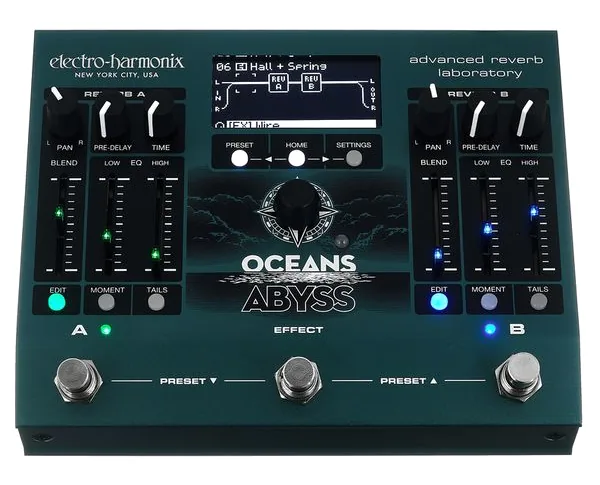 Electro Harmonix Oceans Abyss Reverb, detail 3