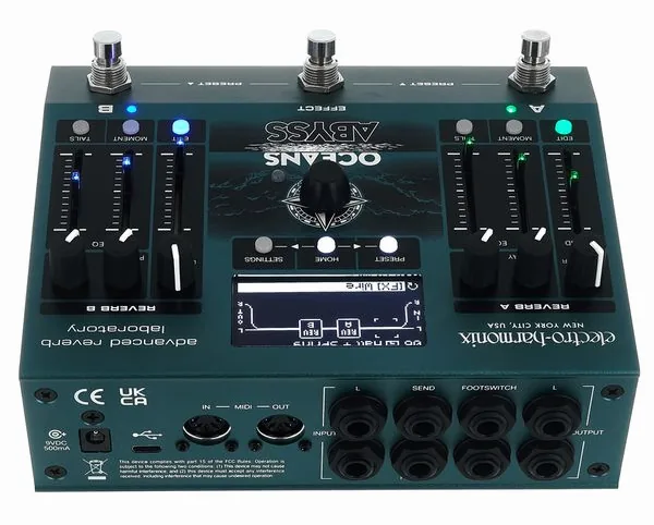 Electro Harmonix Oceans Abyss Reverb, detail 5