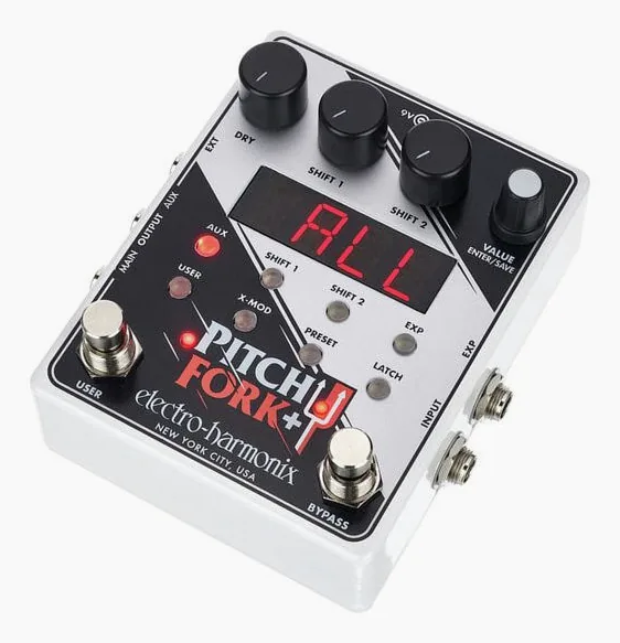Electro Harmonix Pitch Fork+ Pitch Shifter, front view