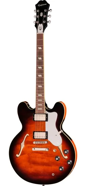 Epiphone Bonehead Riviera DTSB, front view