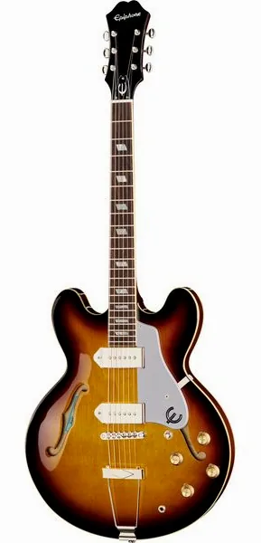 Epiphone Casino Vintage Sunburst, front view