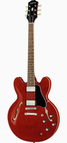 Epiphone ES-335 Cherry, front view