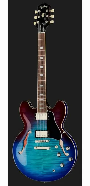 Epiphone ES-335 Figured Blueberry Burst, detail 2