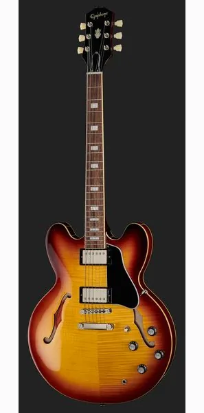 Epiphone ES-335 Figured Tea Burst, detail 2