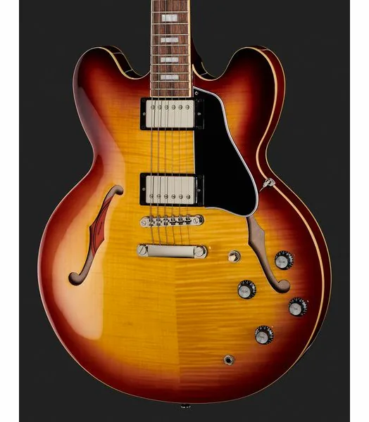 Epiphone ES-335 Figured Tea Burst, detail 4