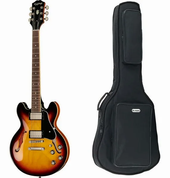 Epiphone ES-339 Vintage Sunburst w/Bag, front view