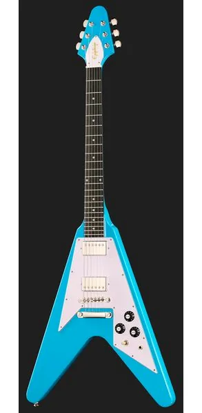 Epiphone Flying V 70s Maui Blue, detail 2
