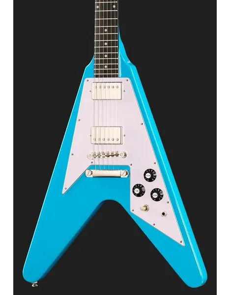 Epiphone Flying V 70s Maui Blue, detail 4