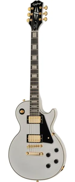 Epiphone Les Paul Custom Alpine WH, front view