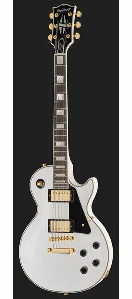 Epiphone Les Paul Custom Alpine White, detail 2