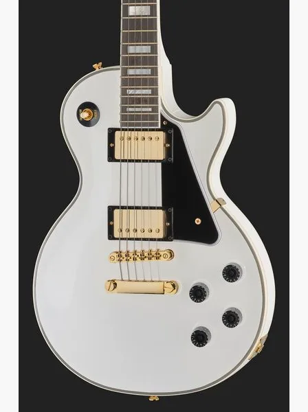 Epiphone Les Paul Custom Alpine White, detail 4