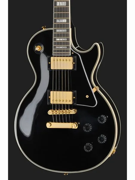 Epiphone Les Paul Custom Ebony IGC, detail 4
