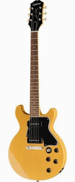 Epiphone Les Paul Special DC TV Yellow, front view