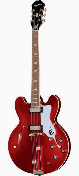 Epiphone Riviera Sparkling Burgundy, front view