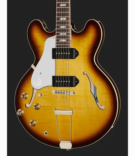 Epiphone USA Casino Vintage Sunburst LH, detail 4