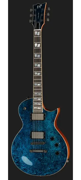 ESP Eclipse BH Teal Marble FL, detail 2
