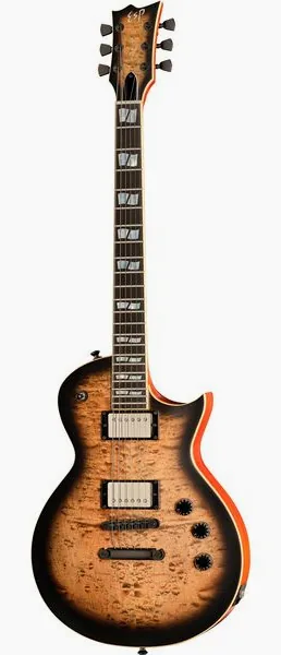 ESP Eclipse USA ST Black SB, front view