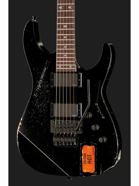 ESP KH-2 Vintage Distressed Black, detail 4