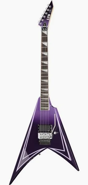 ESP LTD Alexi Hexed Sawtooth, front view