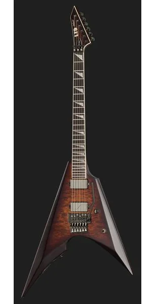 ESP LTD Arrow QM Dark Brown Burst, detail 2