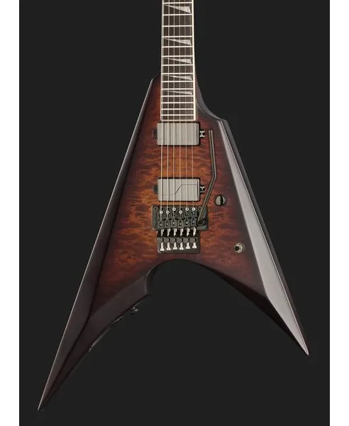 ESP LTD Arrow QM Dark Brown Burst, detail 4