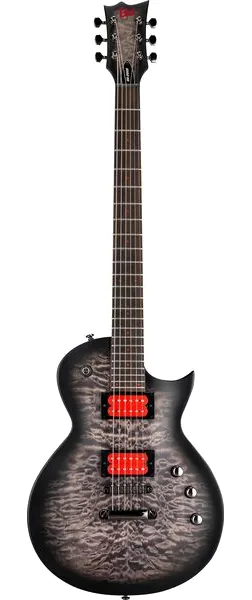 ESP LTD BB-200B QM STBLKSB Satin, front view