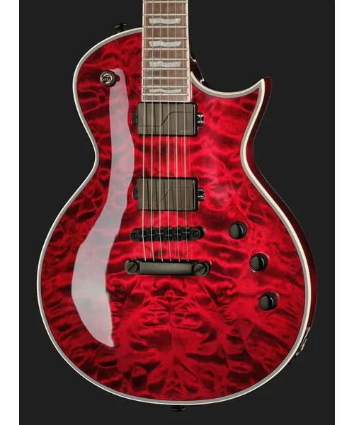 ESP LTD EC-1000 QM Black Cherry FL, detail 4