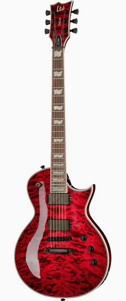 ESP LTD EC-1000 QM Black Cherry FL, front view