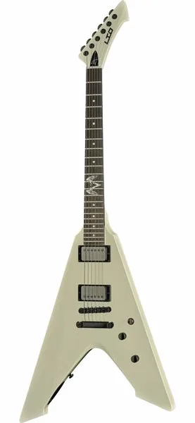 ESP LTD James Hetfield Vulture OW, front view