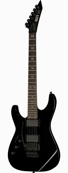 ESP LTD KH 602 LH BLK, front view